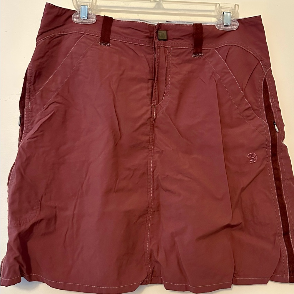 Mountain Hardwear Burgundy Skirt